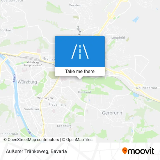 Карта Äußerer Tränkeweg