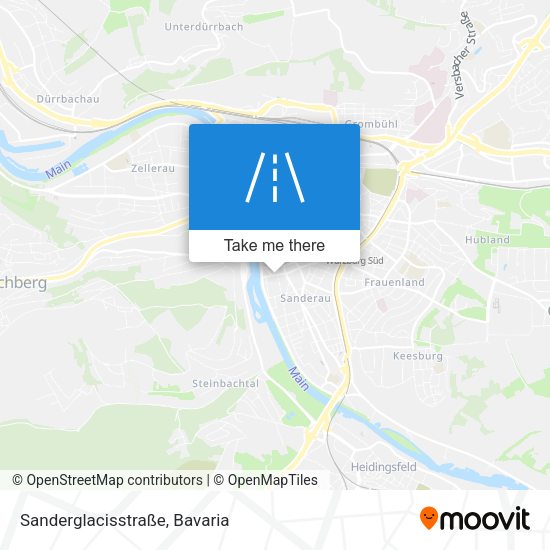 Sanderglacisstraße map