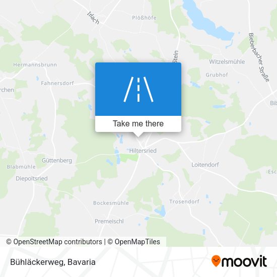 Bühläckerweg map