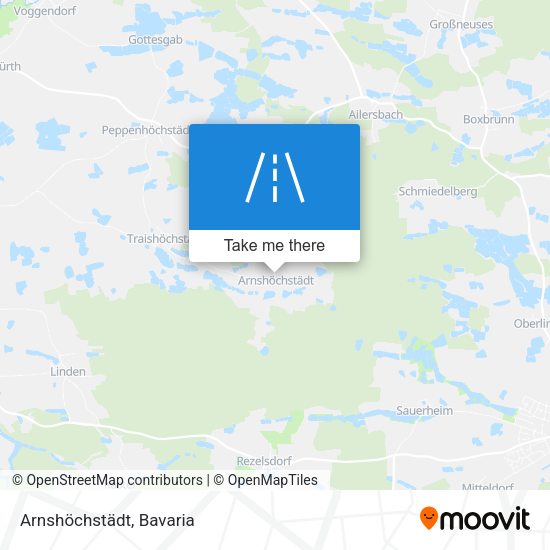 Arnshöchstädt map