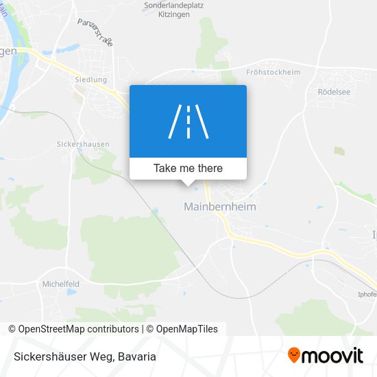 Sickershäuser Weg map