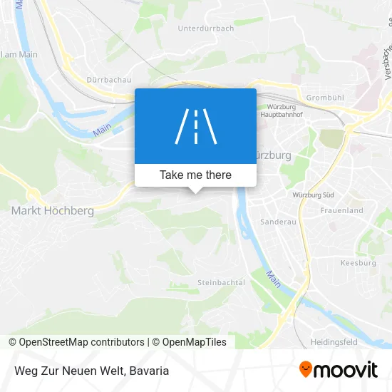 Карта Weg Zur Neuen Welt
