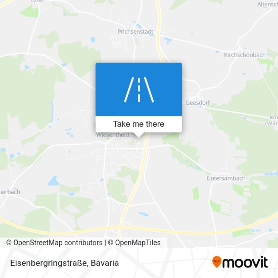 Eisenbergringstraße map