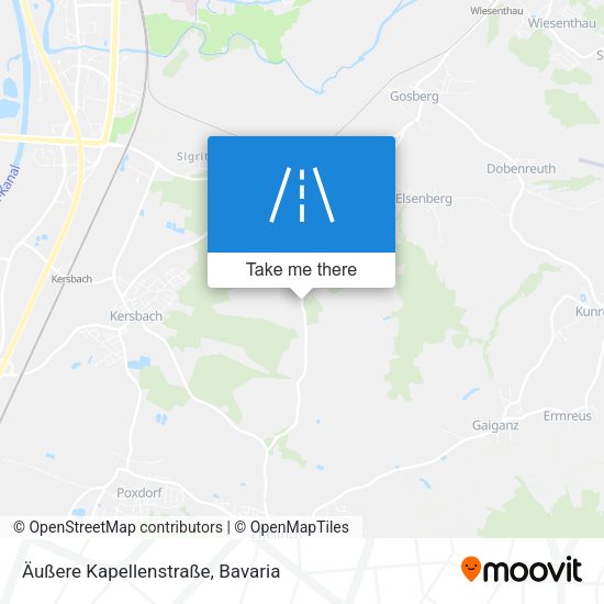 Äußere Kapellenstraße map