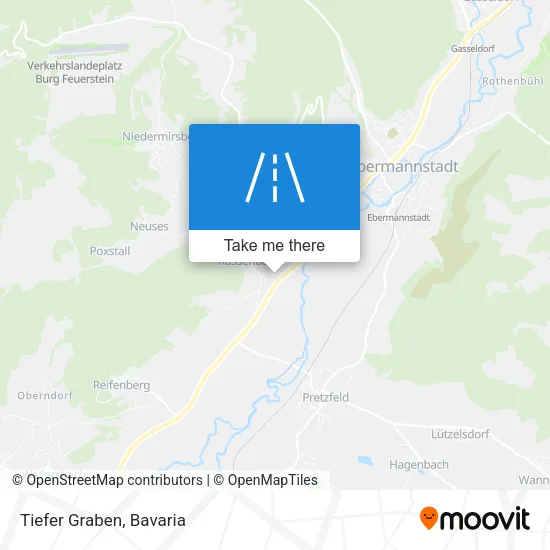 Карта Tiefer Graben