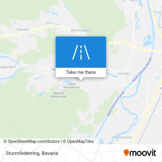 Карта Sturmfederring