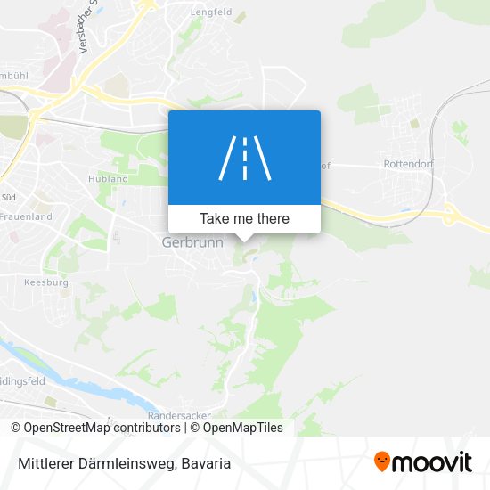 Mittlerer Därmleinsweg map