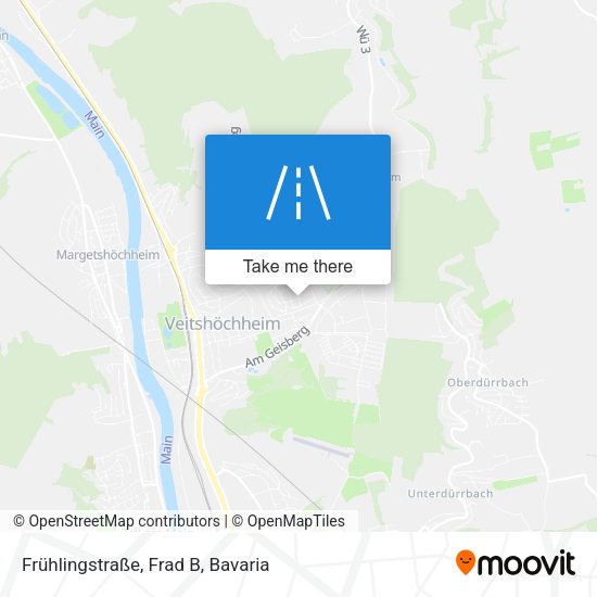 Frühlingstraße, Frad B map