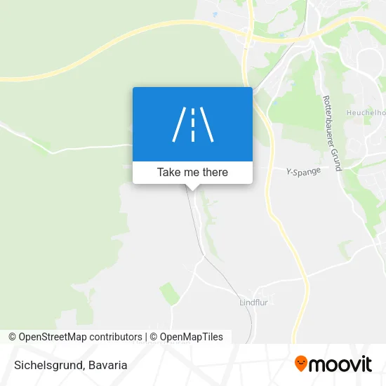 Карта Sichelsgrund