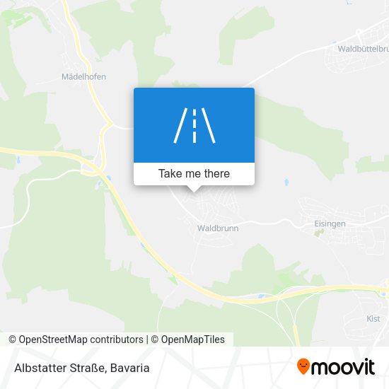Albstatter Straße map