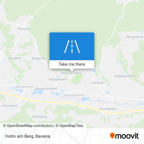 Hohn am Berg map