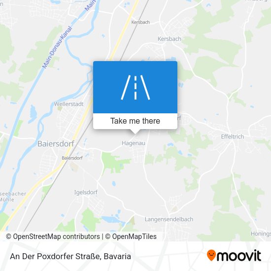 An Der Poxdorfer Straße map