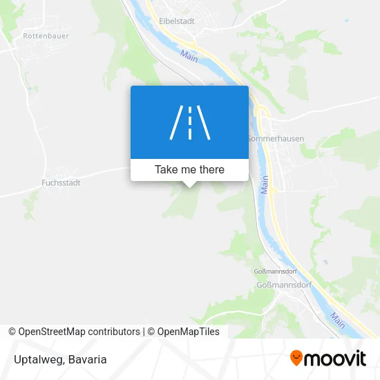 Карта Uptalweg