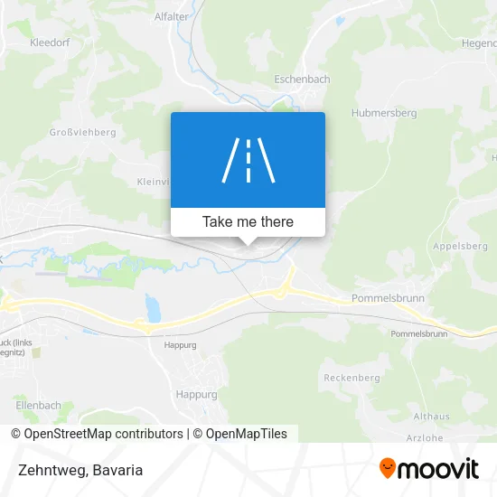 Карта Zehntweg
