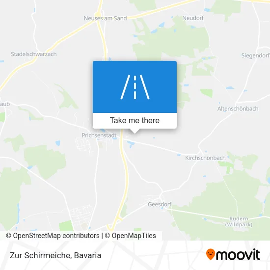 Карта Zur Schirmeiche
