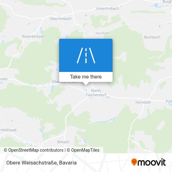 Obere Weisachstraße map