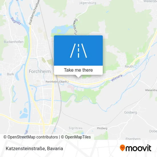 Карта Katzensteinstraße