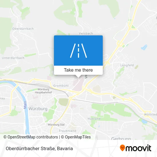 Карта Oberdürrbacher Straße