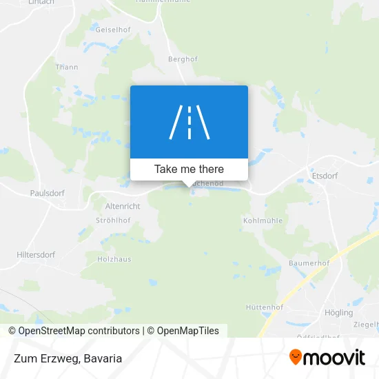 Карта Zum Erzweg
