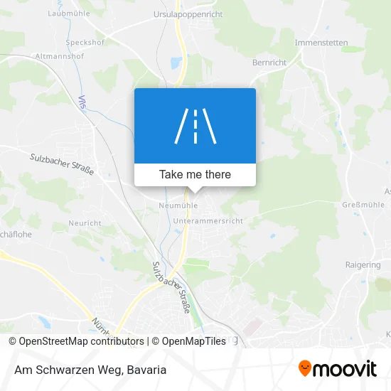 Карта Am Schwarzen Weg