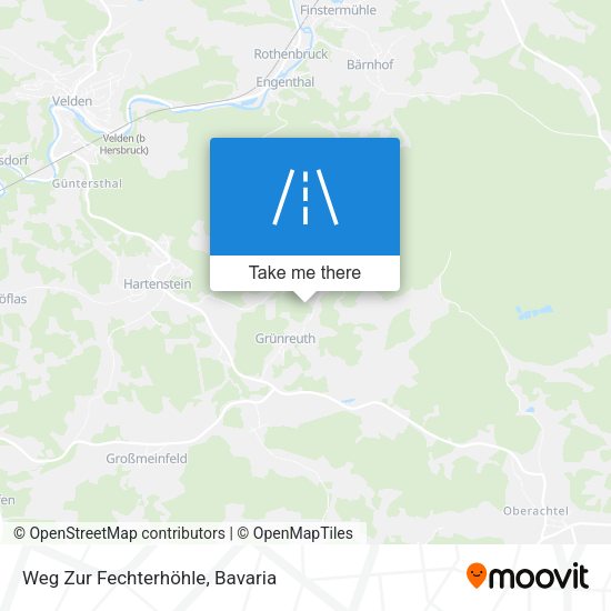 Weg Zur Fechterhöhle map