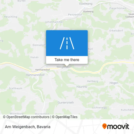 Карта Am Weigenbach