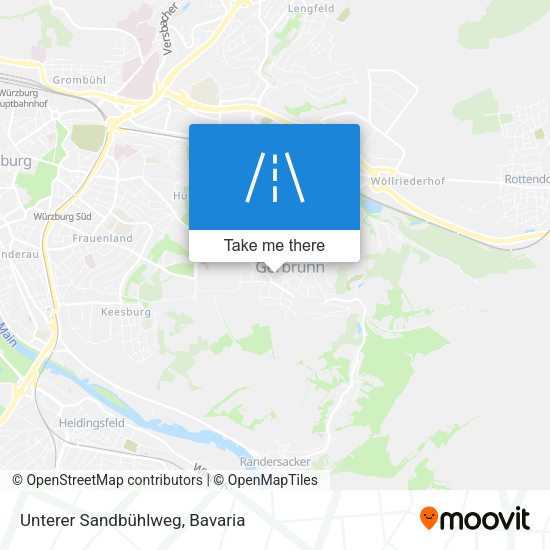 Unterer Sandbühlweg map