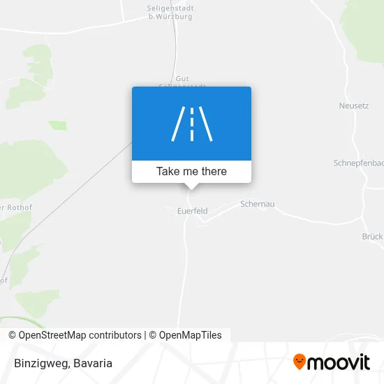 Binzigweg map