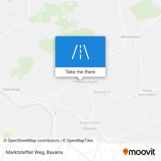 Карта Marktstefter Weg