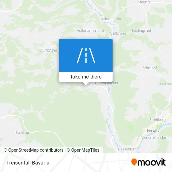 Карта Treisental