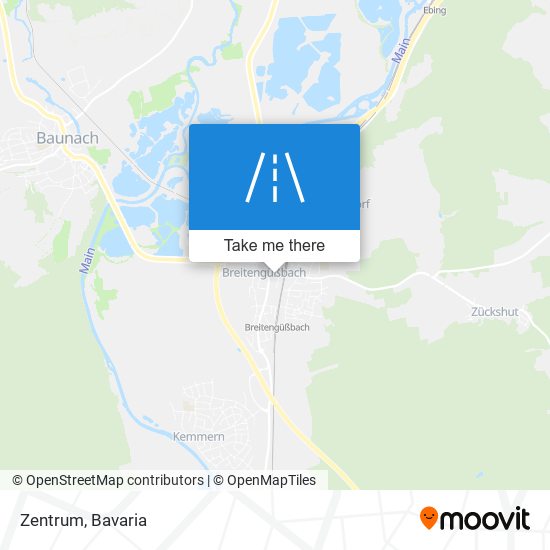 Zentrum map