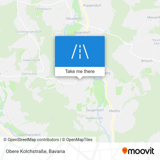 Obere Kolchstraße map