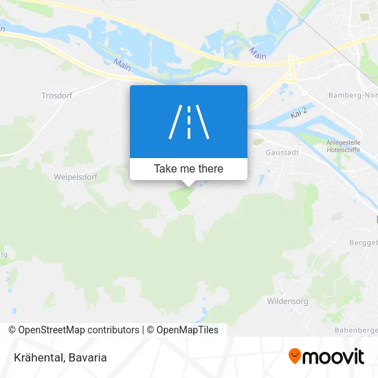 Карта Krähental