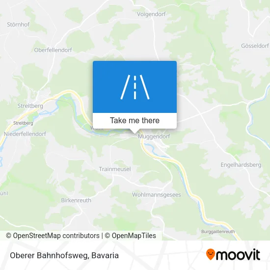 Карта Oberer Bahnhofsweg
