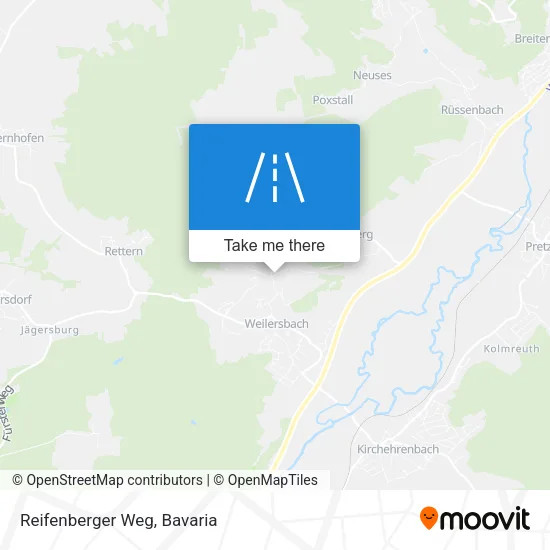 Карта Reifenberger Weg