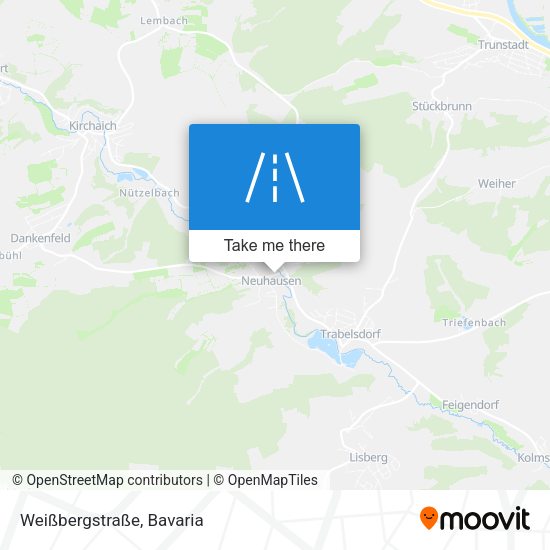 Weißbergstraße map