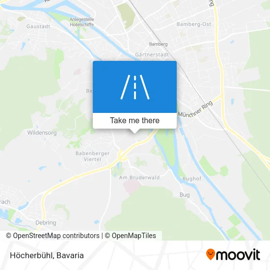 Карта Höcherbühl