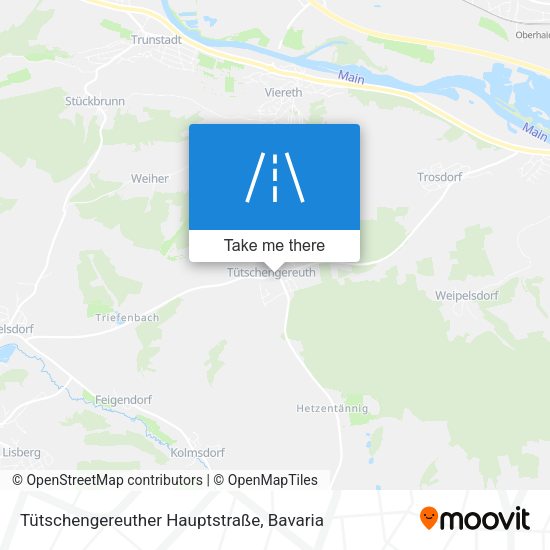 Tütschengereuther Hauptstraße map