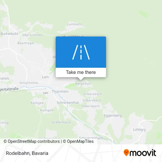 Карта Rodelbahn