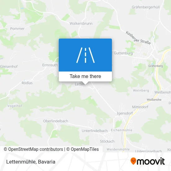Lettenmühle map