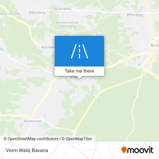 Карта Vorm Wald