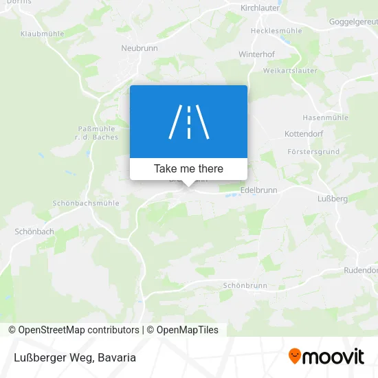 Карта Lußberger Weg