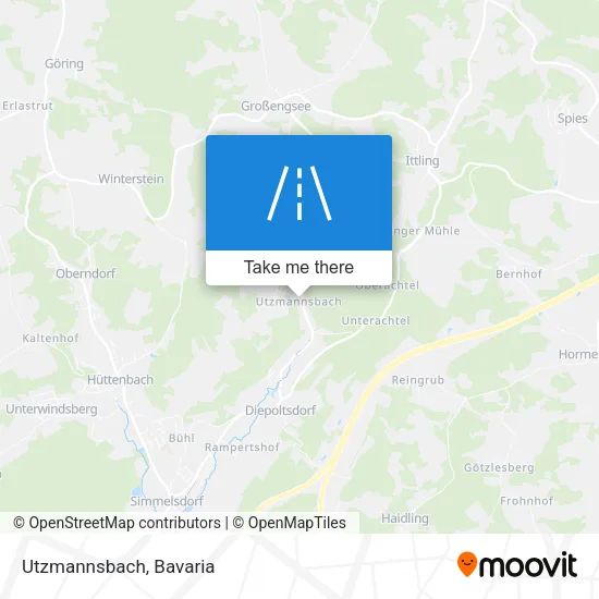 Карта Utzmannsbach
