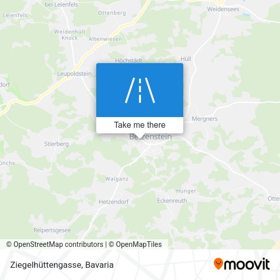 Ziegelhüttengasse map