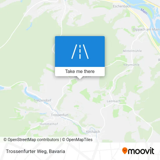 Карта Trossenfurter Weg
