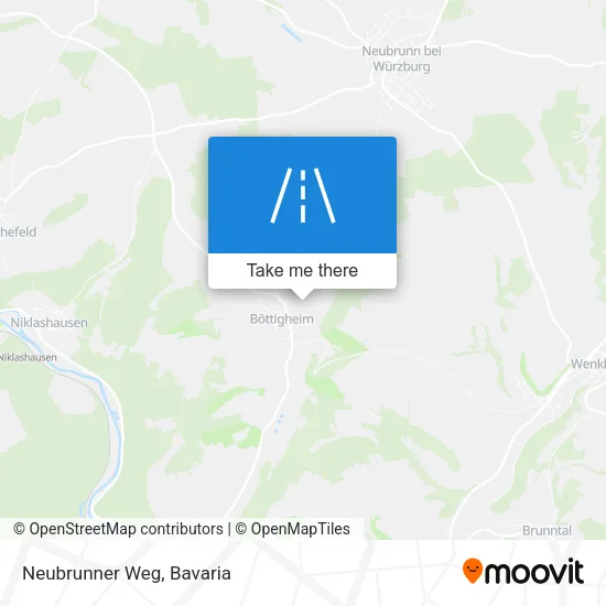 Карта Neubrunner Weg