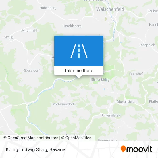 Карта König Ludwig Steig