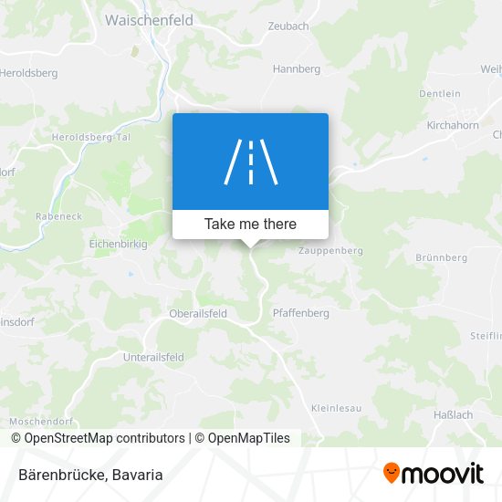 Bärenbrücke map