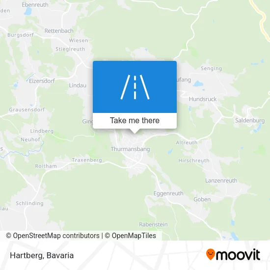 Карта Hartberg