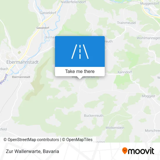 Карта Zur Wallerwarte